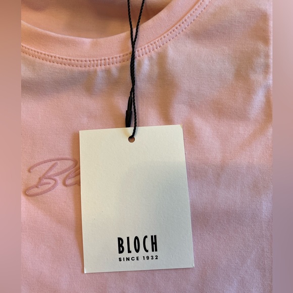 Bloch Tonal Print Crop Top - Prima Pink: NO LONGER AVAILABLE - Picture 3 of 3